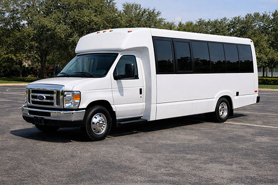 18-passenger minibus available for charter in Miami Gardens, FL